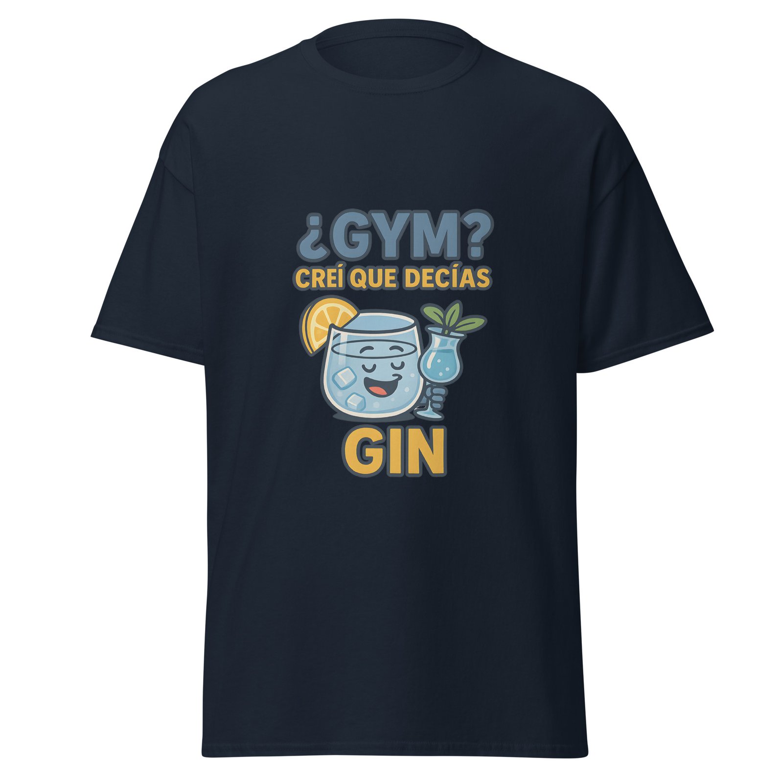 Camiseta GYM? CREÍ QUE DECÍAS GIN - Imagen 2