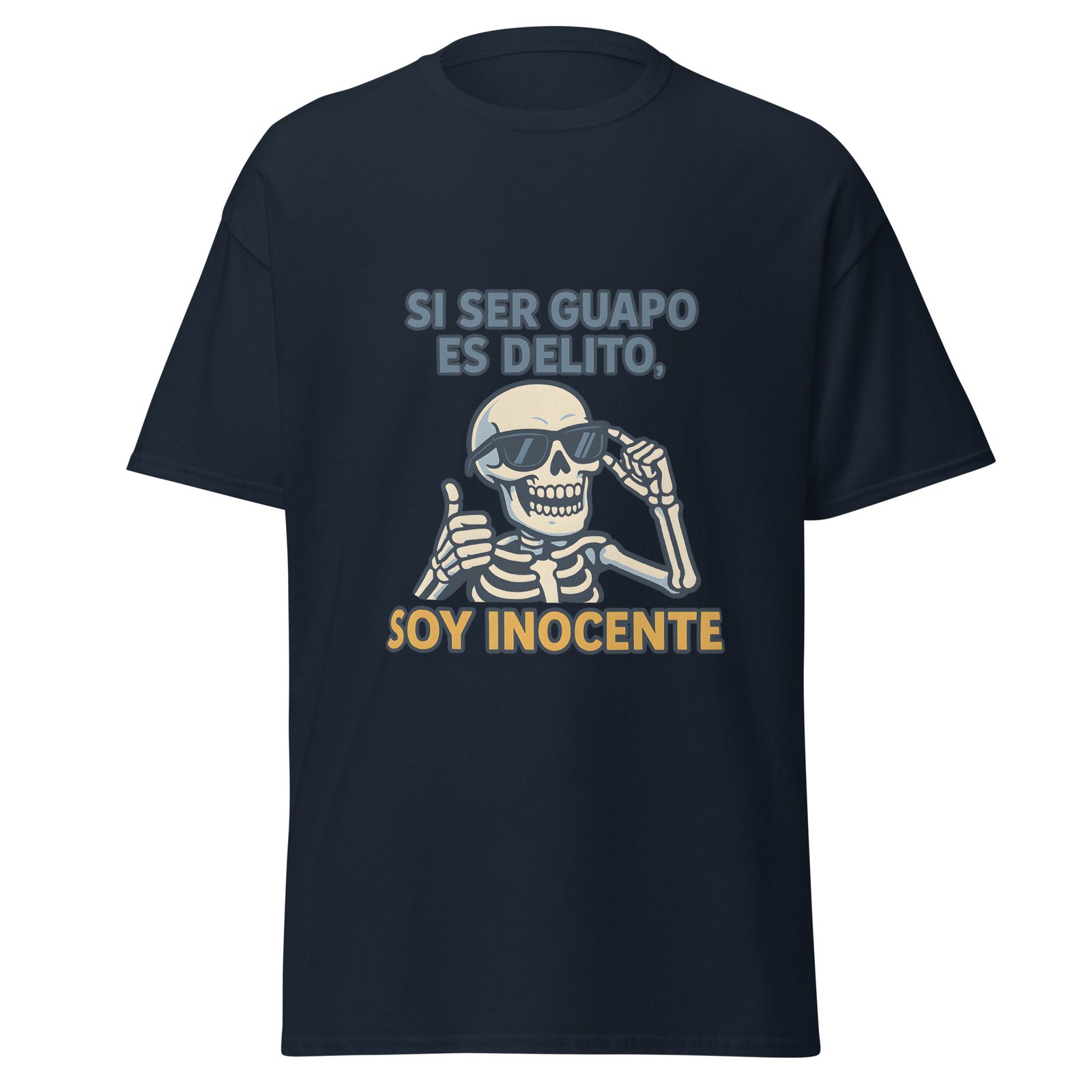 Camiseta SI SER GUAPO ES DELITO - Imagen 2