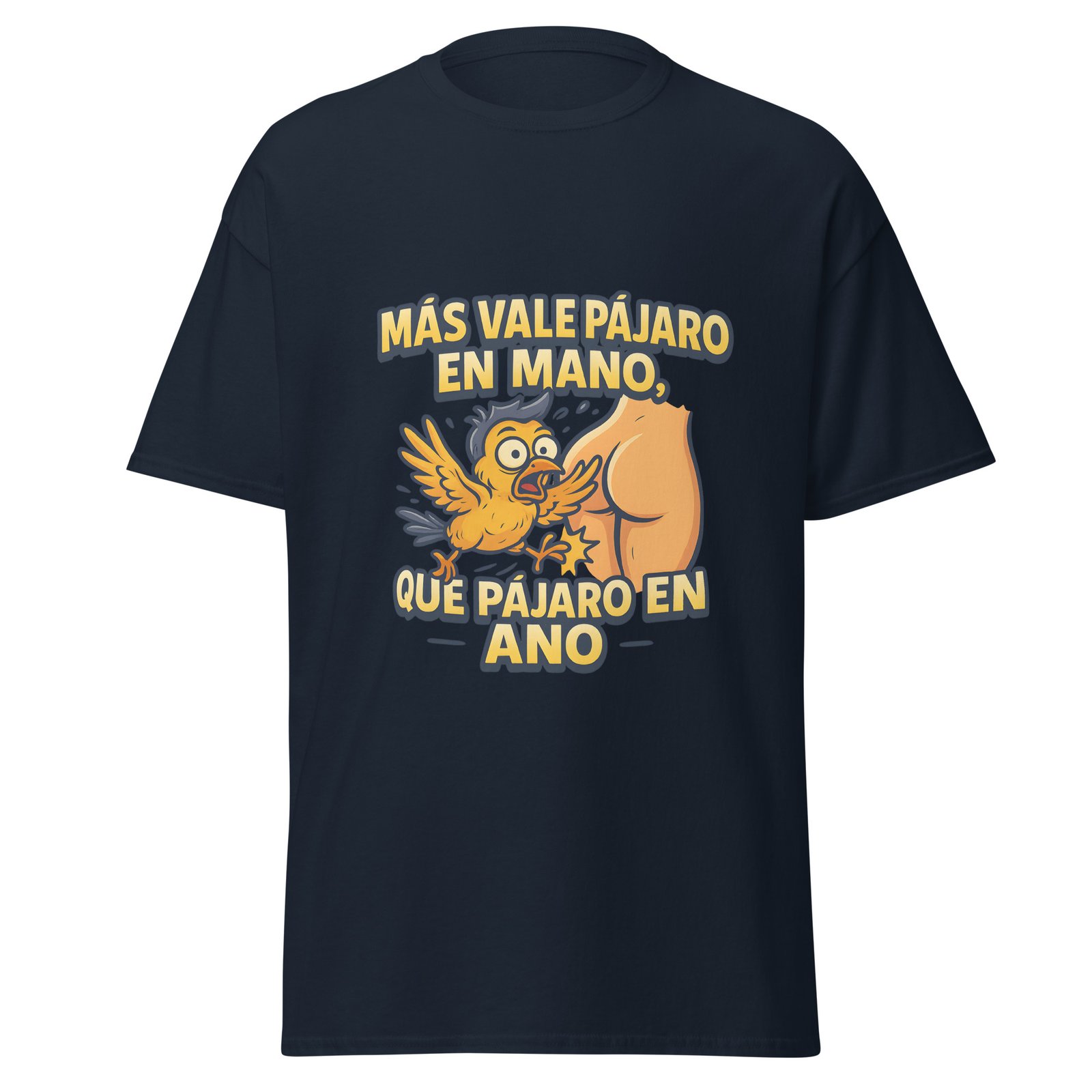 Camiseta MAS VALE PAJARO EN MANO (B) - Imagen 3
