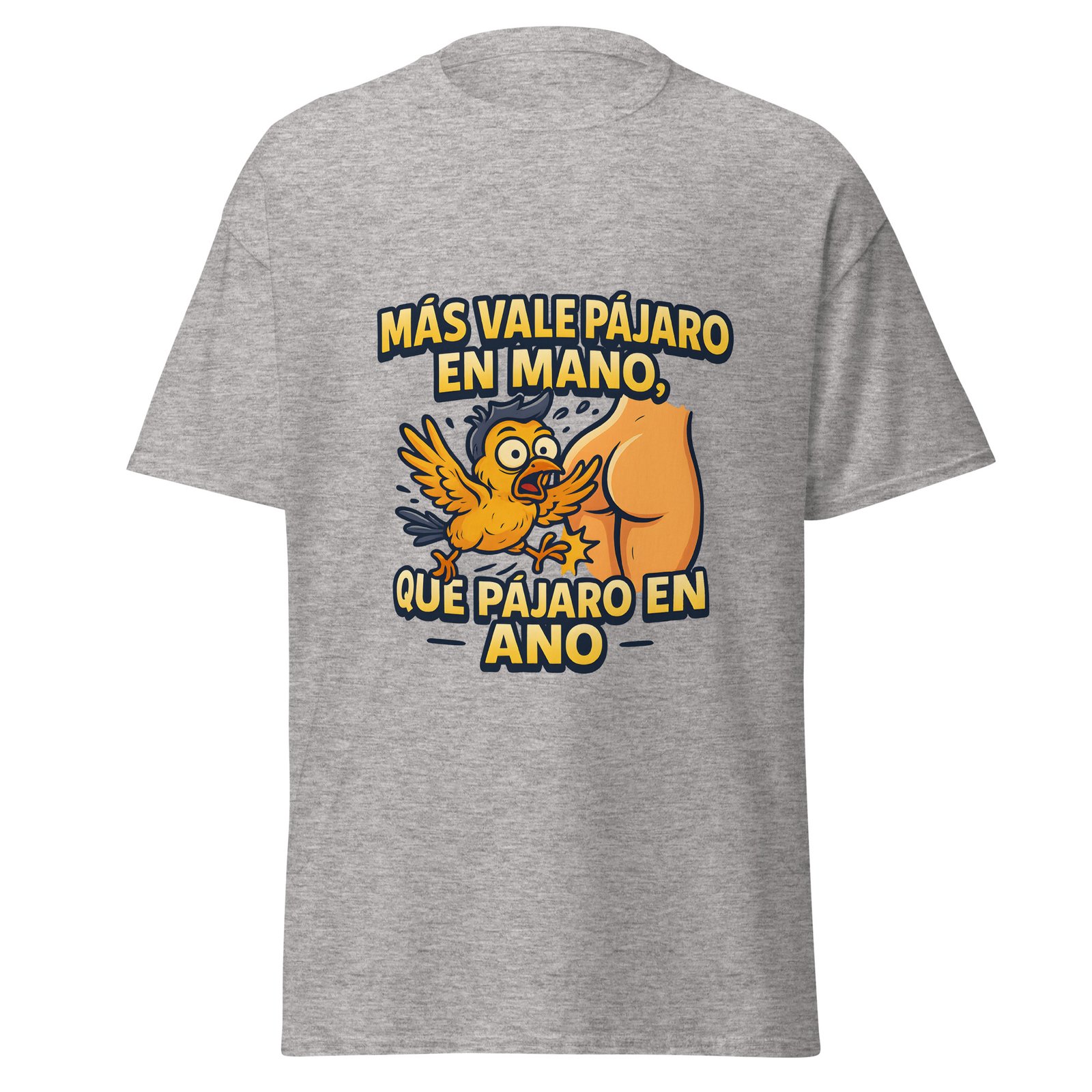 Camiseta MAS VALE PAJARO EN MANO (B) - Imagen 4