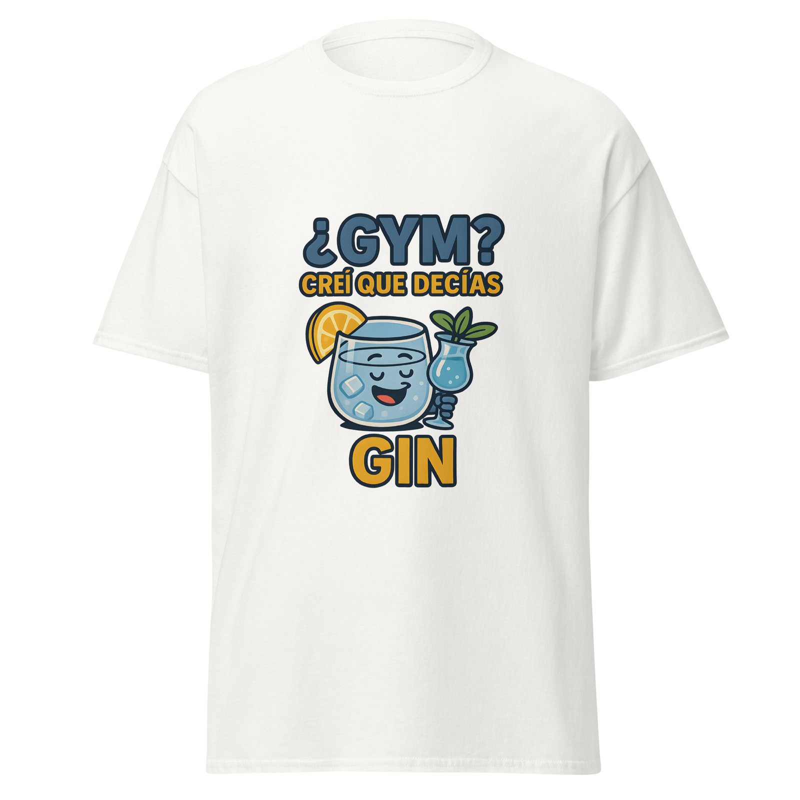 Camiseta GYM? CREÍ QUE DECÍAS GIN - Imagen 4