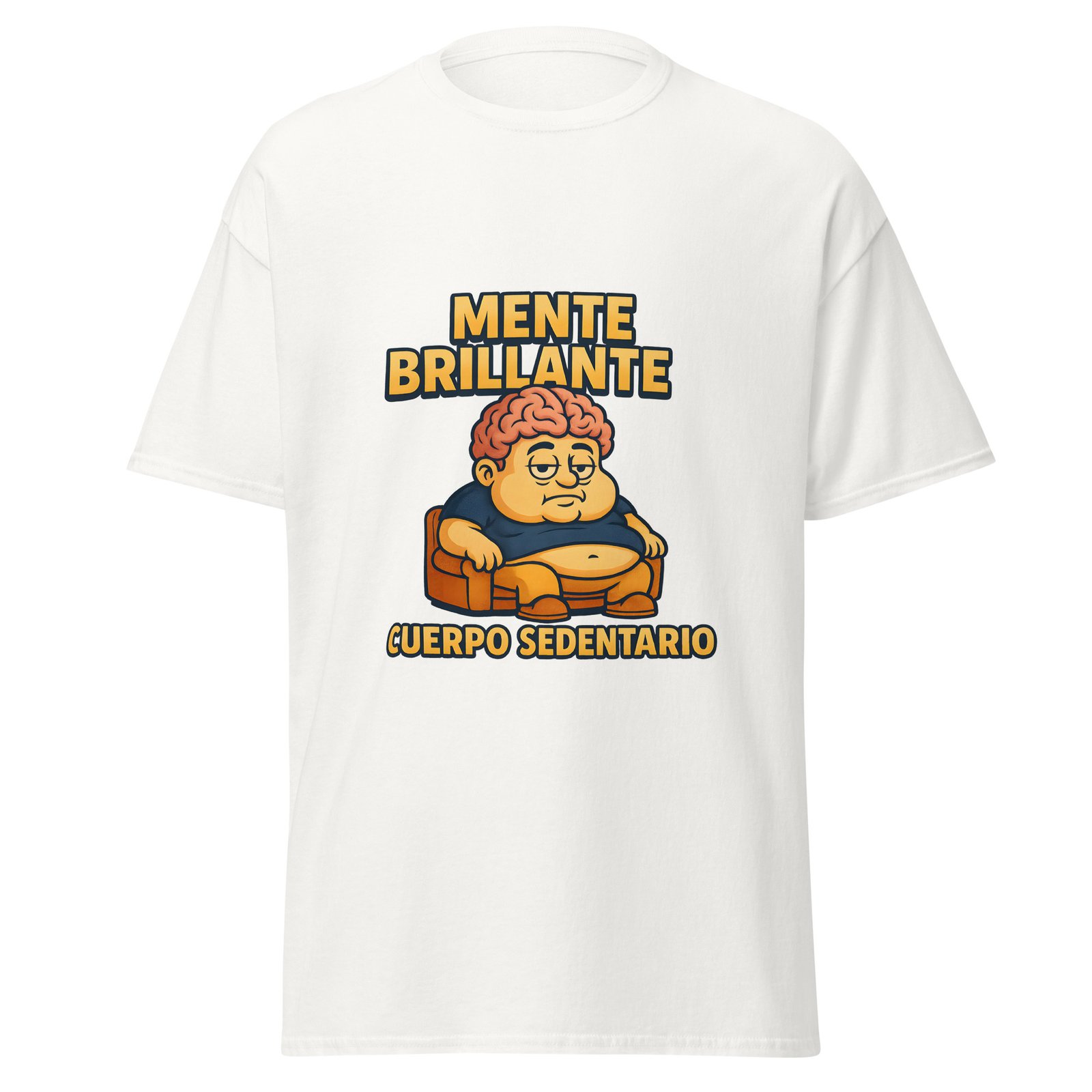 Camiseta MENTE BRILLANTE CUERPO SEDENTARIO - Imagen 4