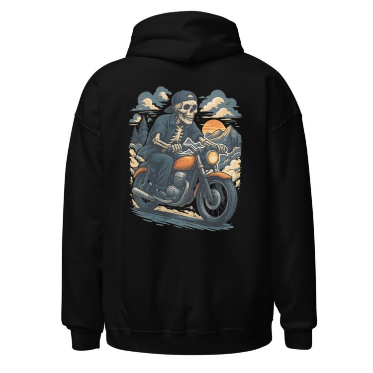 Sudadera con capucha ESQUELETO MOTO